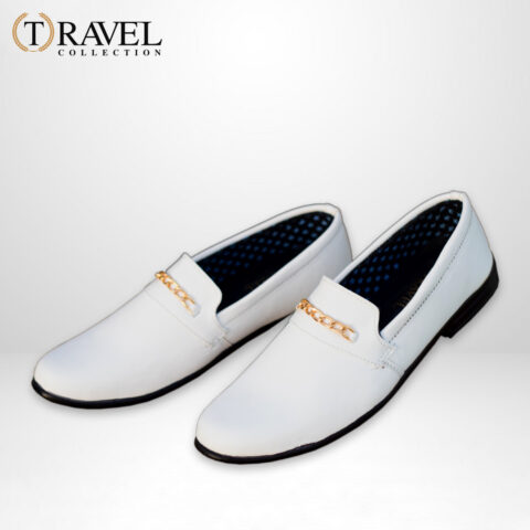White Loafers Shoes